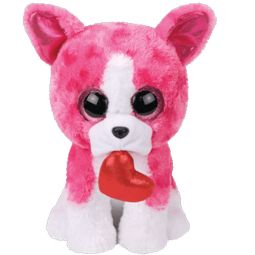 TY Beanie Boos - ROMEO the Dog (Glitter Eyes) (Regular Size - 6 inch)