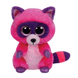TY Beanie Boos - ROXIE the Raccoon (Glitter Eyes) (Regular Size - 6 inch)