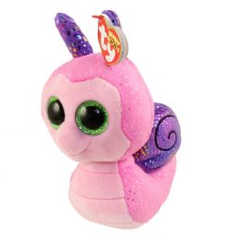 TY Beanie Boos - SCOOTER the Snail (Glitter Eyes) (Regular Size - 6 inch)