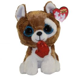 TY Beanie Boos - SMOOTCHES the Dog (Regular Size - 6 inch)