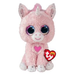 TY Beanie Boos - SNOOKIE the Valentine's Unicorn (Glitter Eyes)(Regular Size - 6 inch)