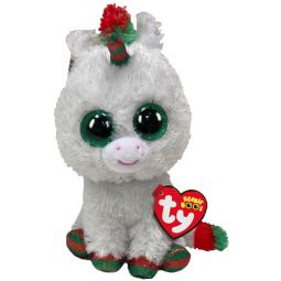 TY Beanie Boos - SNOWFALL the Unicorn (Glitter Eyes)(Regular Size - 6 inch)