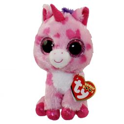 TY Beanie Boos - SUGAR PIE the Pink Unicorn (Glitter Eyes) (Regular - 6 inch)