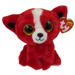 TY Beanie Boos - TOMATO the Red Dog (Glitter Eyes) (Tradeshow Exclusive) (Regular Size - 5 inch)