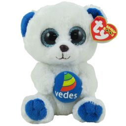 TY Beanie Boos - VEDES the Bear (Glitter Eyes) (Regular Size - 6 inch) (German Exclusive)