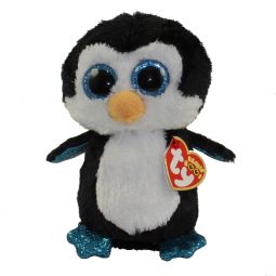 TY Beanie Boos - WADDLES the Penguin (Glitter Eyes & Feet) (Regular Size - 6 inch)