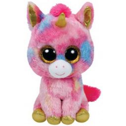 TY Beanie Boos - FANTASIA the Unicorn (Glitter Eyes) (LARGE Size - 17 inch)