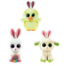 TY Beanie Boos - SET OF 3 EASTER 2022 RELEASES (Sunday, Mary & Coop)(Regular Size - 6 inch)