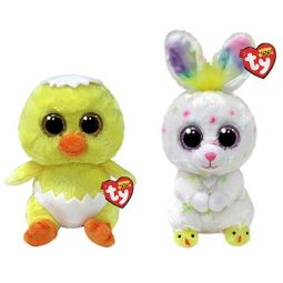 TY Beanie Boos - SET OF 2 EASTER 2024 RELEASES [Dusty & Peetie](Regular Size - 6 inch)
