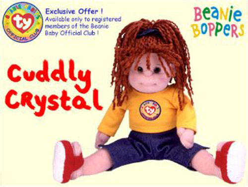 TY Beanie Bopper - CUDDLY CRYSTAL (BBOC Club Exclusive)