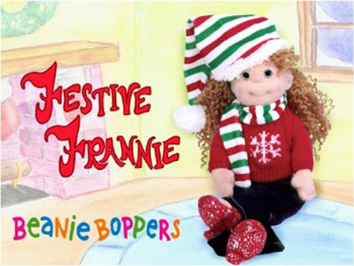 TY Beanie Bopper - FESTIVE FRANNIE