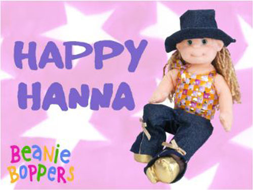 TY Beanie Bopper - HAPPY HANNA