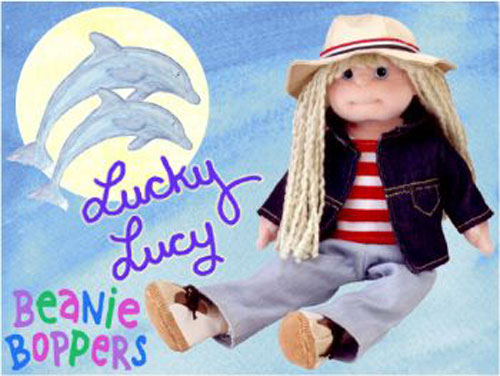 TY Beanie Bopper - LUCKY LUCY