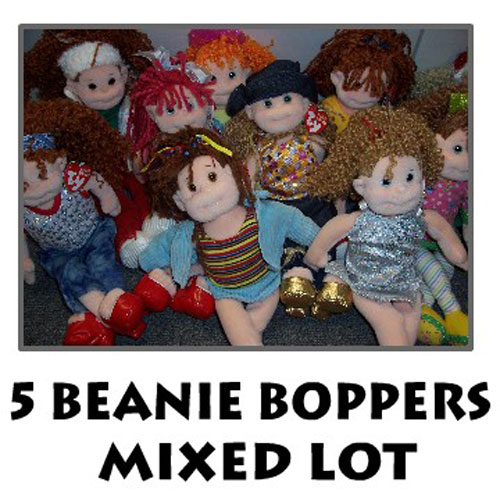 TY Beanie Boppers - Mixed Lot of 5 Boppers (All Different)