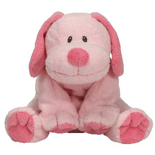 Baby TY - BABY WHIFFER PINK the Dog (10 inch)