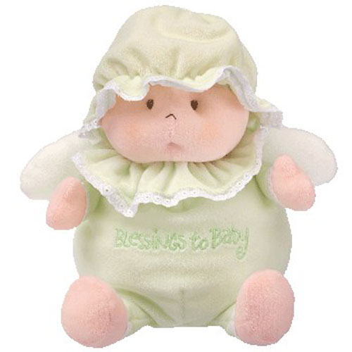 Baby TY - BLESSINGS TO BABY the Angel Bear (green) (10 inch)