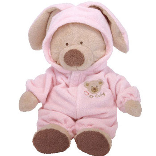 Baby TY - PJ BEAR (Pink) (Medium w/ Removable PJ's - 12 Inches)