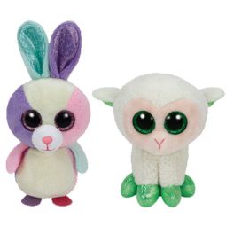 TY Basket Beanie Babies - Easter 2015 Set of 2 (Bloom & Lala) (4 inch)