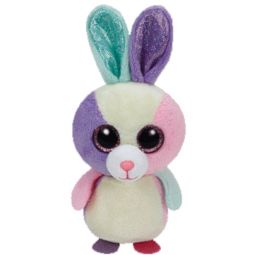TY Basket Beanie Baby - BLOOM the Bunny Rabbit (4 inch)