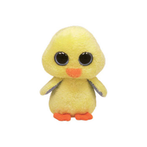 TY Basket Beanie Baby - GOLDIE the Yellow Chick (4 inch)
