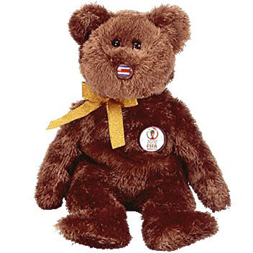 TY Beanie Baby - CHAMPION the FIFA Bear ( Costa Rica )