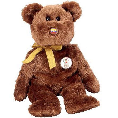 TY Beanie Baby - CHAMPION the FIFA Bear ( Ecuador )
