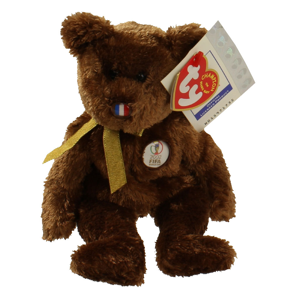 TY Beanie Baby - CHAMPION the FIFA Bear ( France )