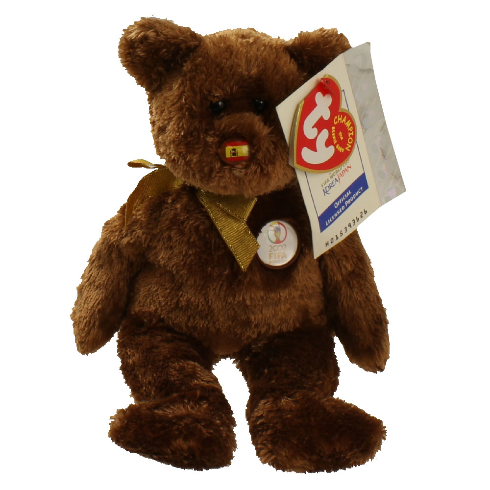 TY Beanie Baby - CHAMPION the FIFA Bear ( Spain )