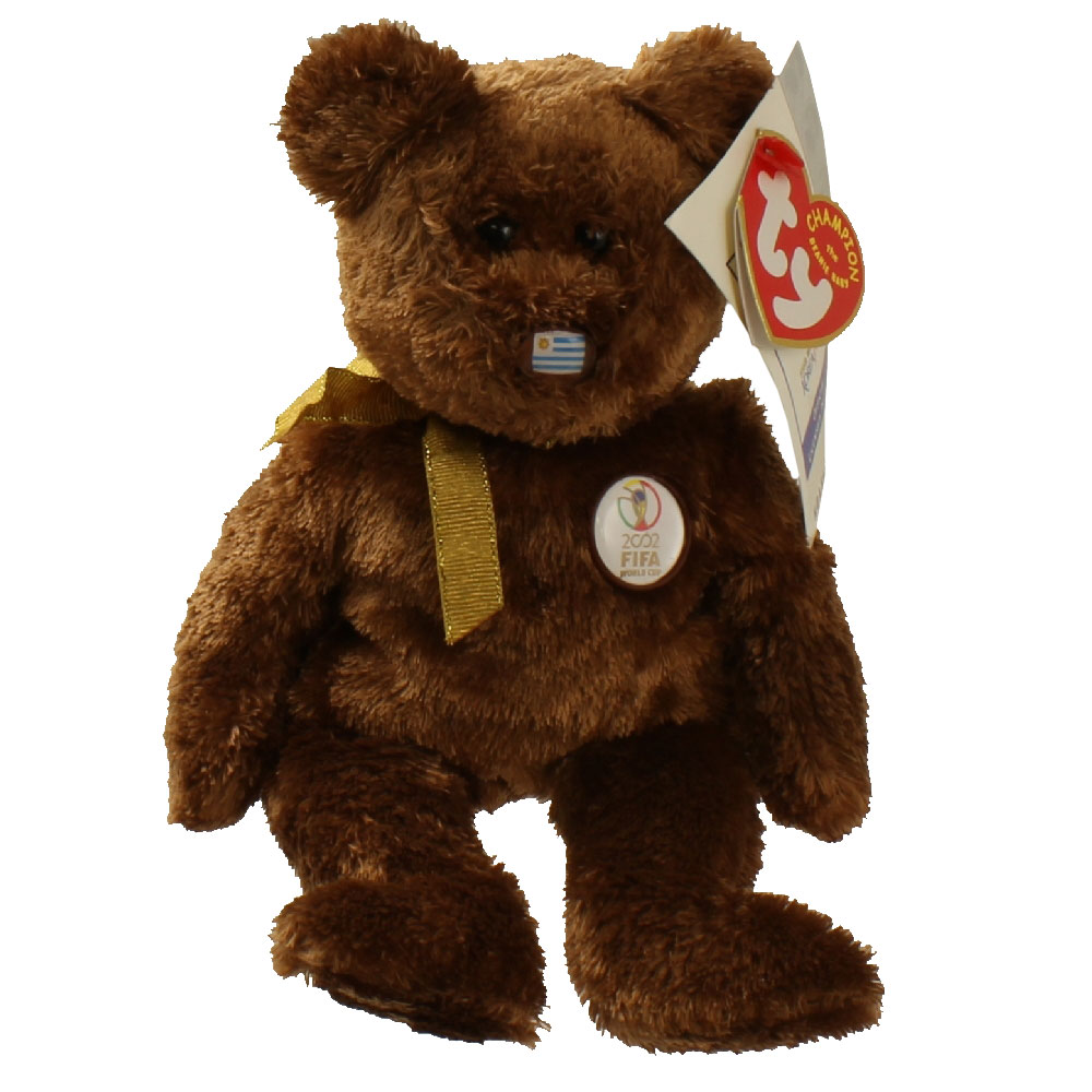 TY Beanie Baby - CHAMPION the FIFA Bear ( Uruguay )