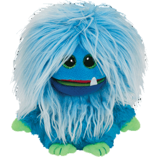 TY Frizzys - FANG the Blue Monster (Medium Size - 8 inch)
