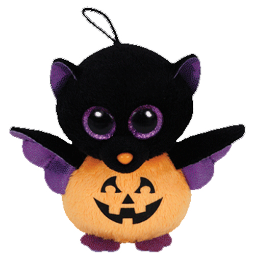 TY Halloweenie Beanie Baby - BATTY the Pumpkin Bat (3 inch)