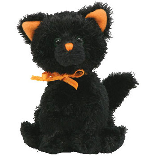 TY Halloweenie Beanie Baby - FRIGHTS the Black Cat (4 inch)