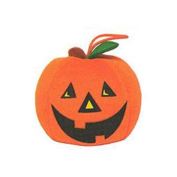 TY Halloweenie Beanie Baby - GLOW the Pumpkin (2 inch)