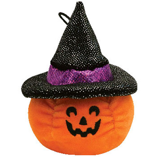 TY Halloweenie Beanie Baby - SCREAM the Pumpkin