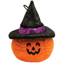 TY Halloweenie Beanie Baby - SCREAM the Pumpkin (2.5 inch)