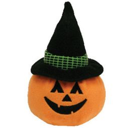 TY Halloweenie Beanie Baby - WITCHKIN the Pumpkin Witch (3.5 inch)