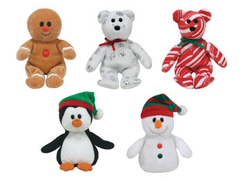 TY Jingle Beanie Babies - Holiday 2008 set of 5 (Walgreens Exclusives)
