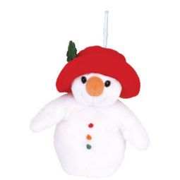 TY Jingle Beanie Baby - CHILLIN the Snowman (4 inch)