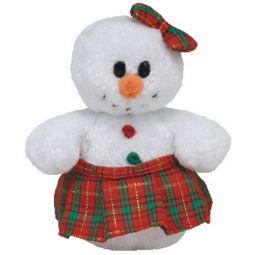 TY Jingle Beanie Baby - COOLSTINA the Snowgirl (4 inch)