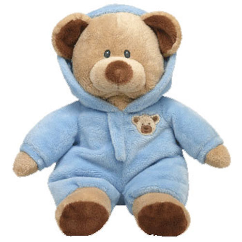 blue with pink teddy bear