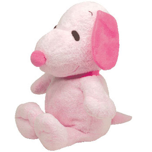 TY Pluffies - SNOOPY the Dog (Pink Tonal Musical - 11.5 inch)
