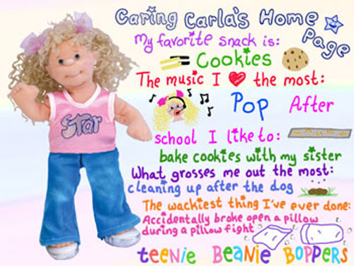 TY Teenie Beanie Bopper - CARING CARLA
