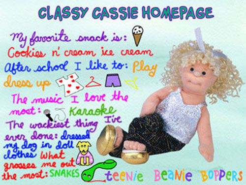 TY Teenie Beanie Bopper - CLASSY CASSIE