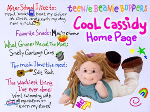 TY Teenie Beanie Bopper - COOL CASSIDY