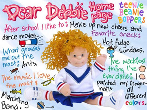 TY Teenie Beanie Bopper - DEAR DEBBIE
