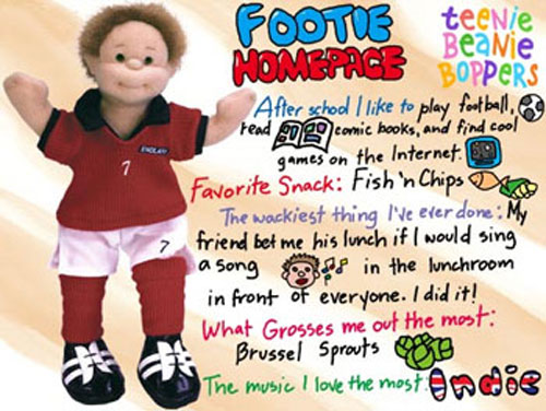 TY Teenie Beanie Bopper - FOOTIE