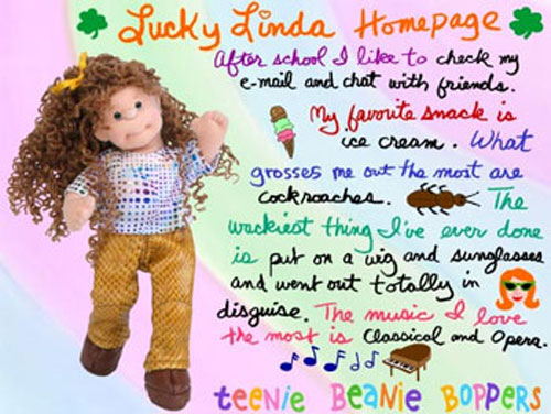 TY Teenie Beanie Bopper - LUCKY LINDA