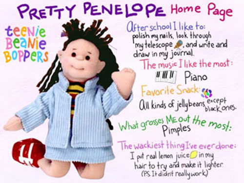 TY Teenie Beanie Bopper - PRETTY PENELOPE