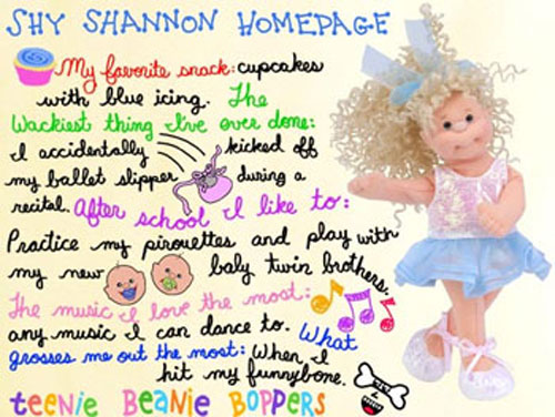 TY Teenie Beanie Bopper - SHY SHANNON