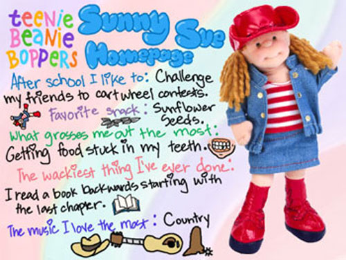 TY Teenie Beanie Bopper - SUNNY SUE